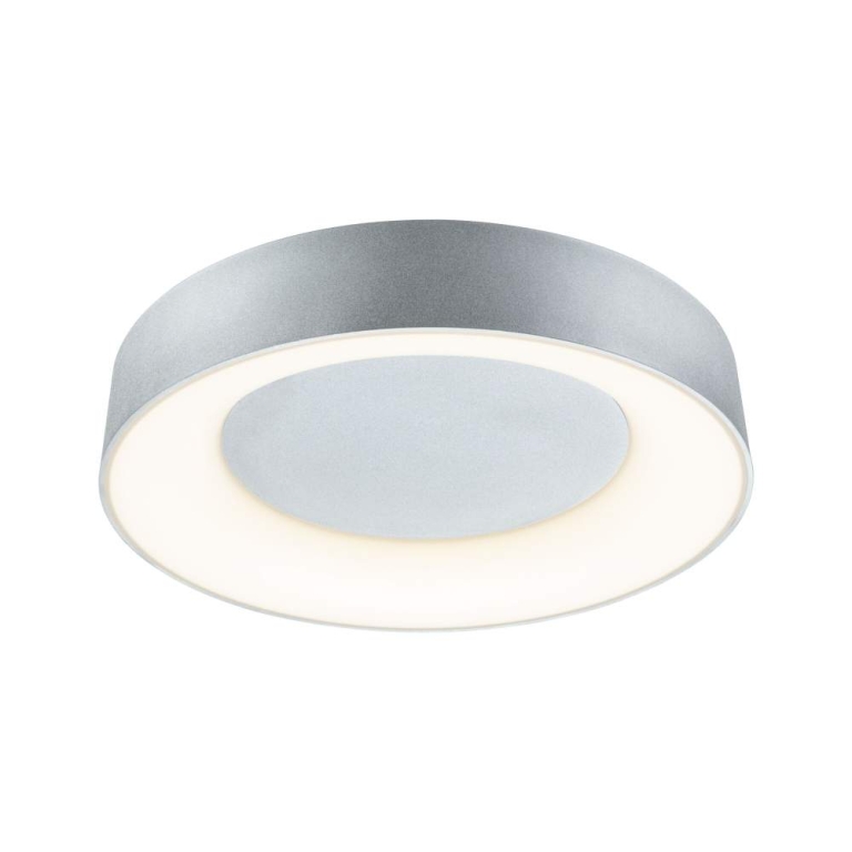 Paulmann LED Deckenleuchte Smart Home Zigbee 3.0 Casca IP44  RGBW+ 1750lm 230V 20W dimmbar Alu matt