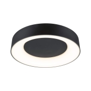 LED Deckenleuchte Smart Home Zigbee 3.0 Casca IP44  RGBW+ 1750lm 230V 20W dimmbar Schwarz matt