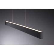 LED Pendelleuchte Smart Home Zigbee 3.0 Aptare RGBW+ dimmbar 1920lm / 1920lm 2x16W Schwarz gebürstet