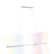 LED Pendelleuchte Smart Home Zigbee 3.0 Aptare RGBW+ dimmbar 1920lm / 1920lm 2x16W Alu gebürstet