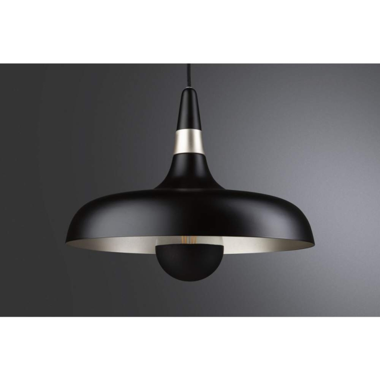Paulmann Pendelleuchte Juna  E27   max. 20W Schwarz matt Champagner dimmbar Metall