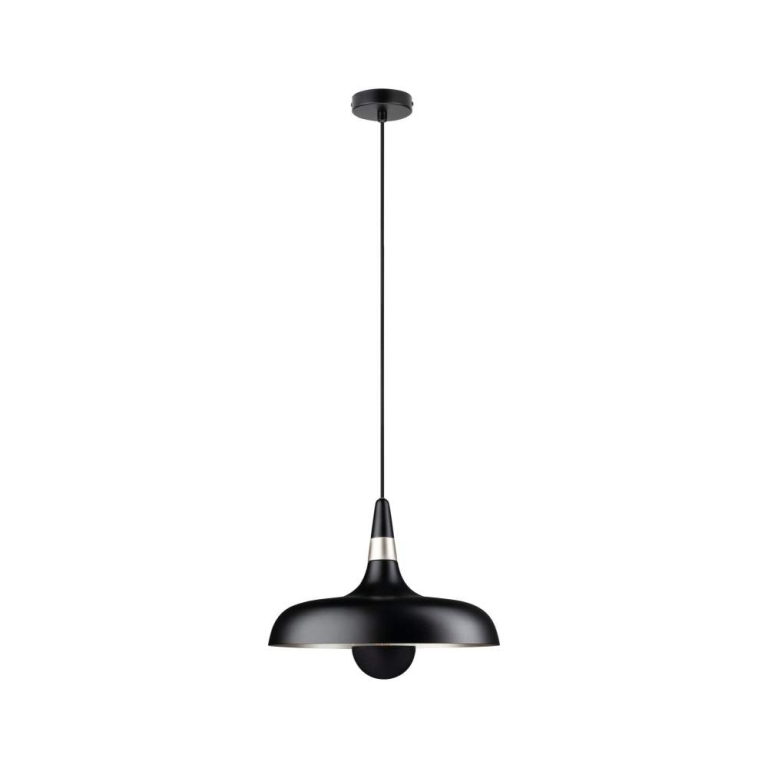 Paulmann Pendelleuchte Juna  E27   max. 20W Schwarz matt Champagner dimmbar Metall