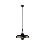 Pendelleuchte Juna  E27   max. 20W Schwarz matt Champagner dimmbar Metall