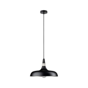 Pendelleuchte Juna  E27   max. 20W Schwarz matt Champagner dimmbar Metall