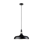 Pendelleuchte Juna  E27   max. 20W Schwarz matt Champagner dimmbar Metall