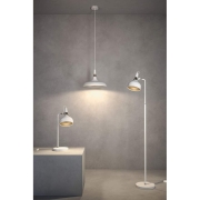 Tischleuchte Juna E14   max. 20W Weiß matt, Champagner Metall