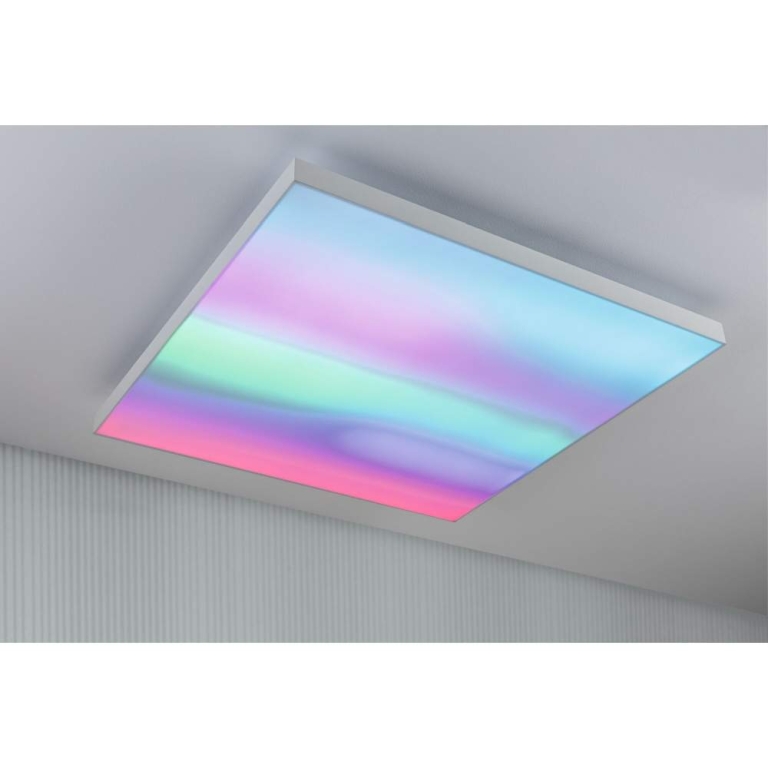 Paulmann LED Panel Loria Rainbow dynamicRGBW eckig 595x595mm  31W 2820lm RGB+ Weiß dimmbar
