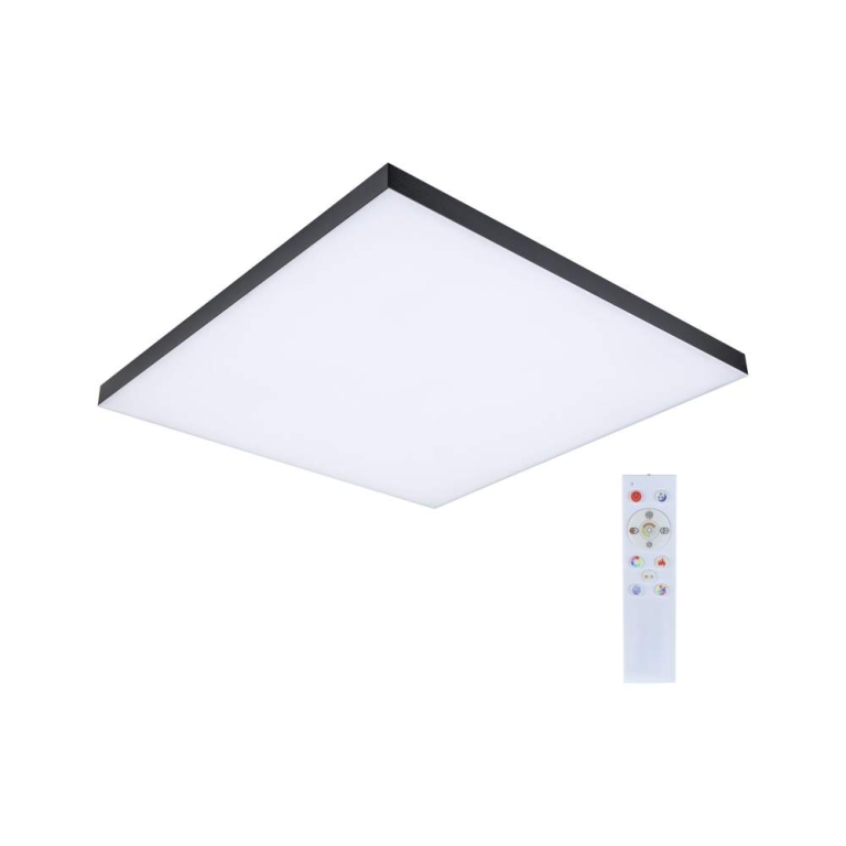 Paulmann LED Panel Loria Rainbow dynamicRGBW   eckig 595x595mm  31W 2820lm RGB+ Schwarz dimmbar