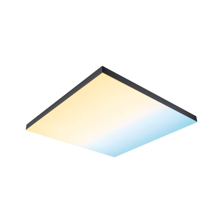 Paulmann LED Panel Loria Rainbow dynamicRGBW   eckig 595x595mm  31W 2820lm RGB+ Schwarz dimmbar