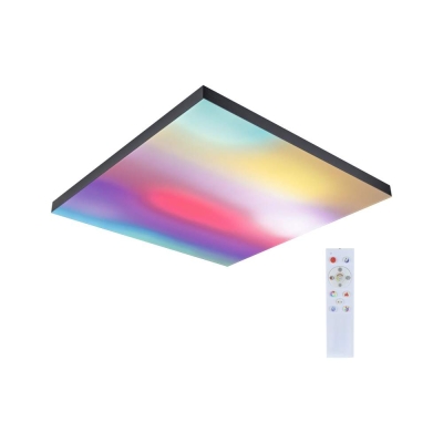 Paulmann LED Panel Loria Rainbow dynamicRGBW   eckig 595x595mm  31W 2820lm RGB+ Schwarz dimmbar