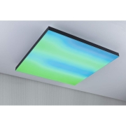 LED Panel Loria Rainbow dynamicRGBW   eckig 595x595mm  31W 2820lm RGB+ Schwarz dimmbar