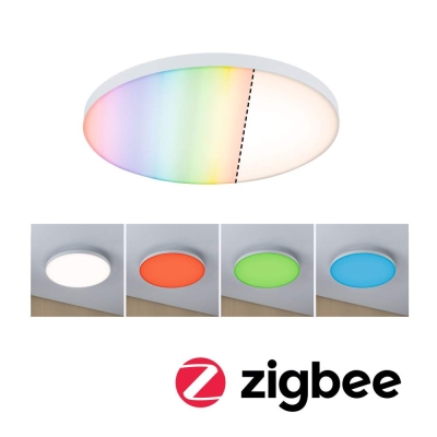 Paulmann LED Panel Smart Home Zigbee 3.0 Loria  rund 400mm  22W 2000lm RGBW Weiß dimmbar