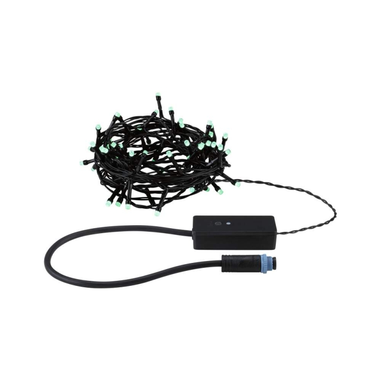 Paulmann Plug & Shine LED Lichterkette Yuna RGB 7,4m IP44 3W  Schwarz