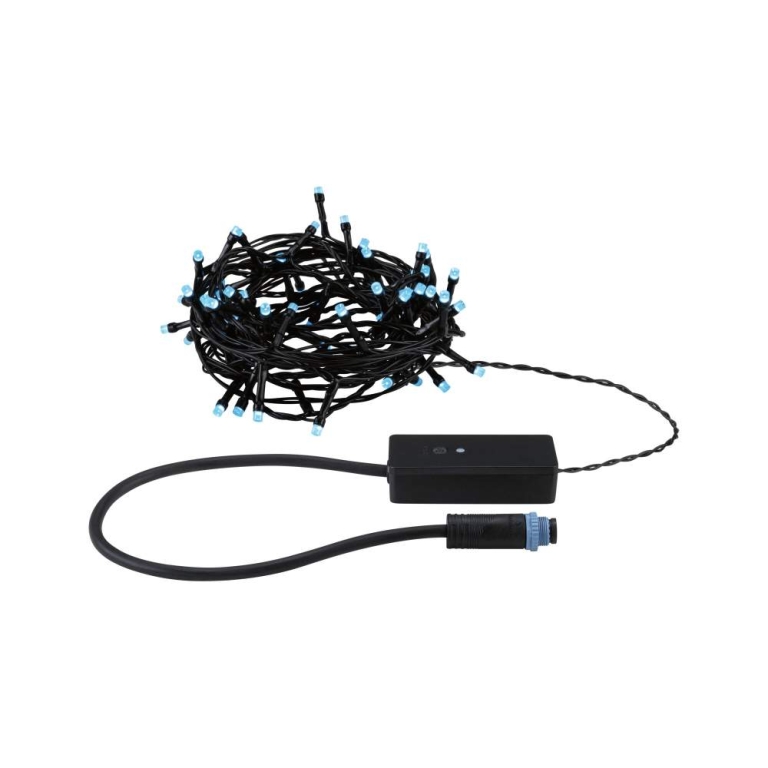 Paulmann Plug & Shine LED Lichterkette Yuna RGB 7,4m IP44 3W  Schwarz