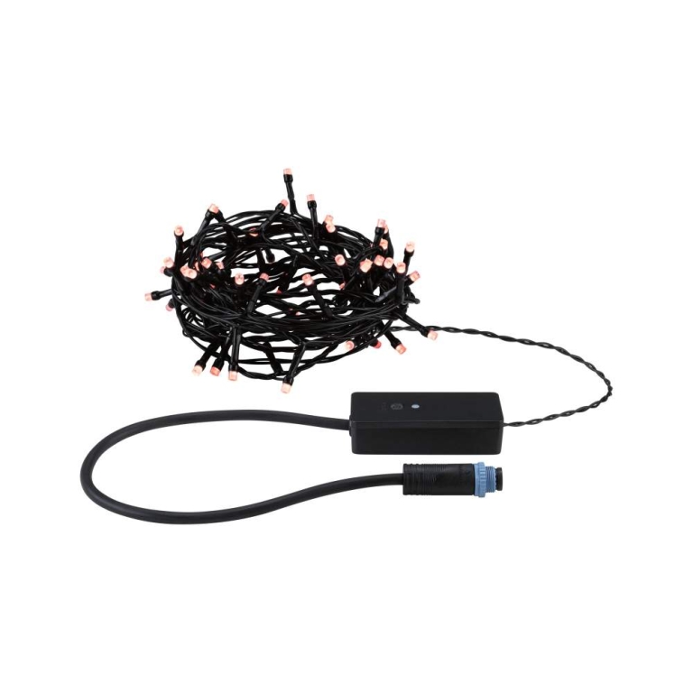 Paulmann Plug & Shine LED Lichterkette Yuna RGB 7,4m IP44 3W  Schwarz