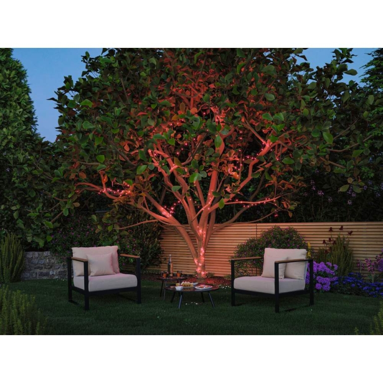 Paulmann Plug & Shine LED Lichterkette Yuna RGB 7,4m IP44 3W  Schwarz