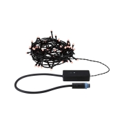 Plug & Shine LED Lichterkette Yuna RGB 7,4m IP44 3W  Schwarz