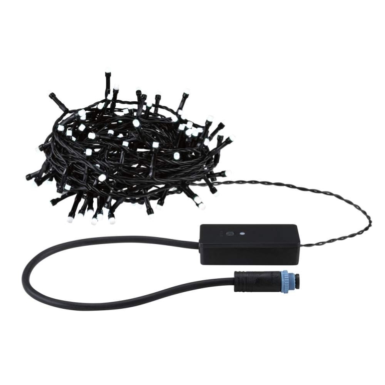 Paulmann Plug & Shine LED Lichterkette Yuna RGB 12,4m IP44 5W  Schwarz