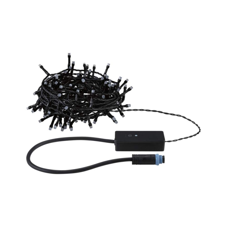 Paulmann Plug & Shine LED Lichterkette Yuna RGB 12,4m IP44 5W  Schwarz