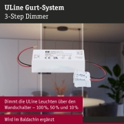 ULine Zubehör 3-Step-Dimmer max. 200W 48V 80x35mm Weiß
