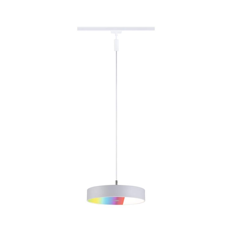 Paulmann URail Pendel Smart Home Zigbee 3.0 Hildor RGBW  510lm 10W RGBW+ dimmbar 230V Signalweiß