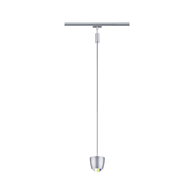 Paulmann URail Pendel Smart Home Zigbee 3.0 Tyros RGBW  200lm 4,5W RGBW+ dimmbar 230V Chrom matt
