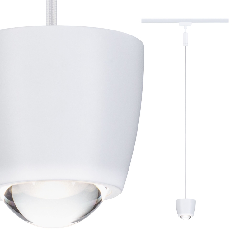 Paulmann URail Pendel Smart Home Zigbee 3.0 Tyros RGBW  200lm 4,5W RGBW+ dimmbar 230V Signalweiß