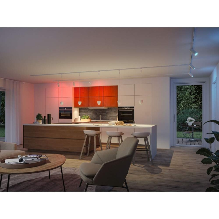 Paulmann URail Pendel Smart Home Zigbee 3.0 Tyros RGBW  200lm 4,5W RGBW+ dimmbar 230V Signalweiß