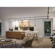 URail Pendel Smart Home Zigbee 3.0 Tyros RGBW  200lm 4,5W RGBW+ dimmbar 230V Schwarz matt