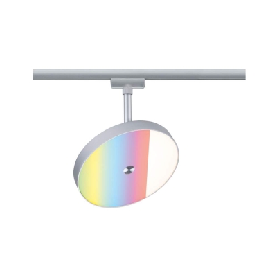 Paulmann URail Schienenspot Smart Home Zigbee 3.0 Hildor RGBW  500lm 7,5W RGBW+ dimmbar 230V Chrom matt
