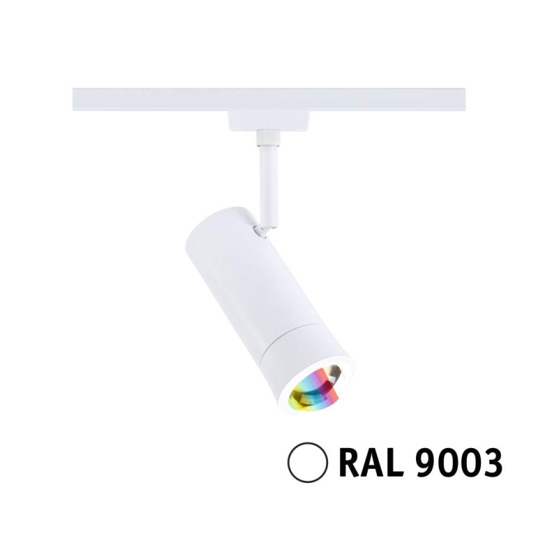 Paulmann URail Spot Smart Home Zigbee 3.0 Tarie RGBW  230lm 4,5W RGBW+ dimmbar 230V Signalweiß