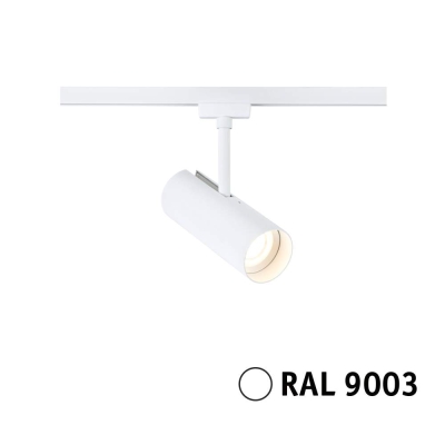 Paulmann URail Schienenspot Theron Einzelspot  1020lm 11W 3000K dimmbar 230V Signalweiß