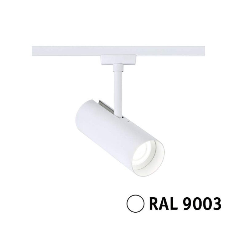 Paulmann URail Schienenspot Theron Einzelspot  1100lm 11W 4000K dimmbar 230V Signalweiß
