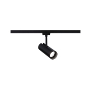 URail Schienenspot Theron Einzelspot  1100lm 11W 4000K dimmbar 230V Schwarz matt