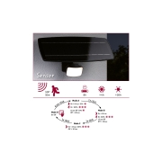 Solar Fluter Flotas inkl. Dämmerungsgesteuerter Bewegungsmelder (HF) IP65 3000K 700lm Anthrazit