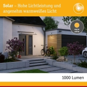 Solar Fluter Smart Home Zigbee 3.0 Flotas Zigbee IP65 3000K 700lm Anthrazit