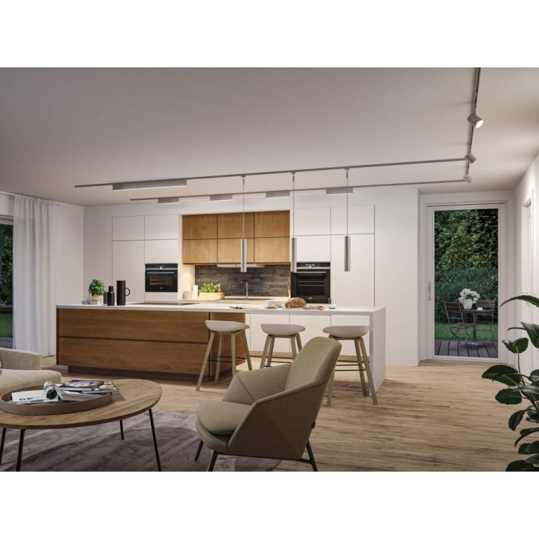 Paulmann URail Lightbar 3-Step-Dim Ceris  800lm 9,5W 3000K dimmbar 230V Chrom matt