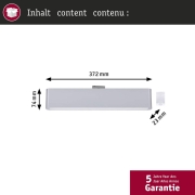 URail Lightbar 3-Step-Dim Ceris  850lm 9,5W 4000K dimmbar 230V Chrom matt