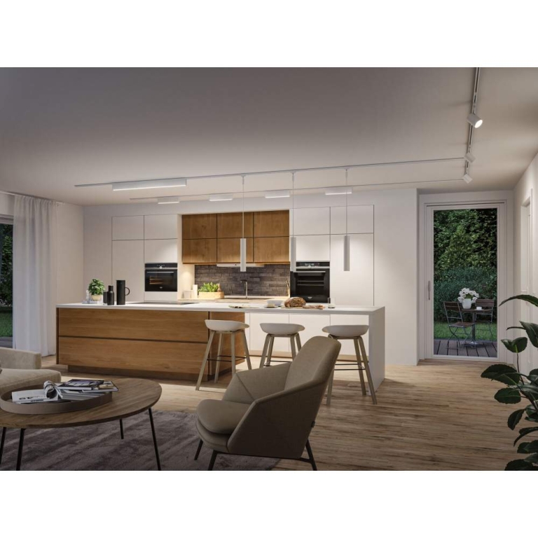 Paulmann URail Lightbar 3-Step-Dim Zelos  1050lm 10W 3000K dimmbar 230V Signalweiß