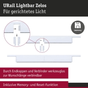 URail Lightbar 3-Step-Dim Zelos  1050lm 10W 3000K dimmbar 230V Signalweiß