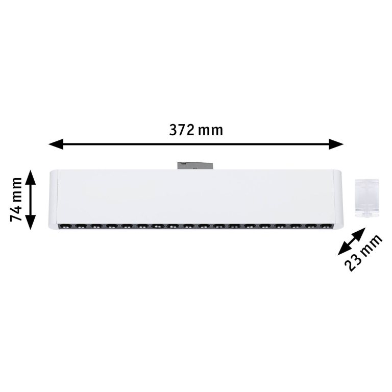 Paulmann URail Lightbar 3-Step-Dim Zelos  1100lm 10W 4000K dimmbar 230V Signalweiß