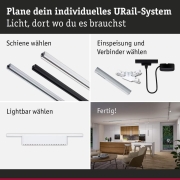 URail Lightbar 3-Step-Dim Zelos  1100lm 10W 4000K dimmbar 230V Signalweiß