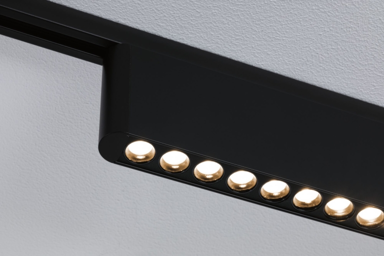 Paulmann URail Lightbar 3-Step-Dim Zelos  1050lm 10W 3000K dimmbar 230V Schwarz matt