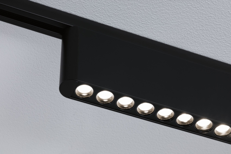Paulmann URail Lightbar 3-Step-Dim Zelos  1100lm 10W 4000K dimmbar 230V Schwarz matt