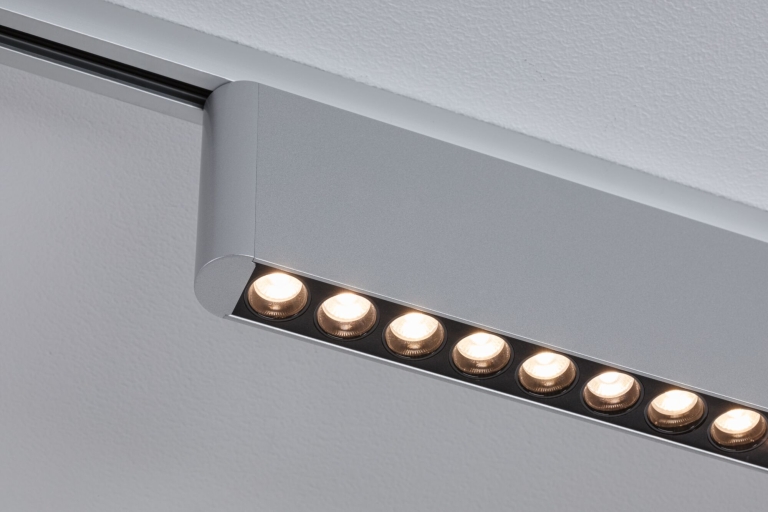 Paulmann URail Lightbar 3-Step-Dim Zelos  1050lm 10W 3000K dimmbar 230V Chrom matt