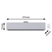 URail Lightbar 3-Step-Dim Zelos  1050lm 10W 3000K dimmbar 230V Chrom matt