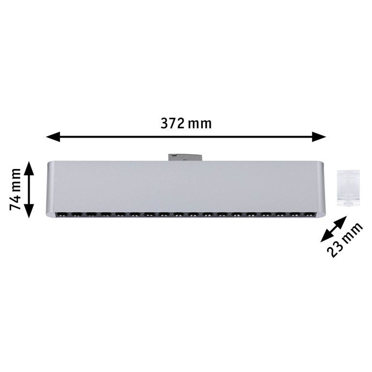 Paulmann URail Lightbar 3-Step-Dim Zelos  1100lm 10W 4000K dimmbar 230V Chrom matt