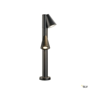 T-TUBE 70 POLE, Outdoor Stehleuchte, GU10, double, IP65, max. 10 W, schwarz