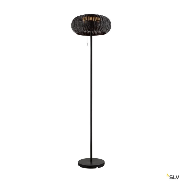 SLV ADEGAN, Outdoor Stehleuchte, Solar, 2200 K, IP65, schwarz
