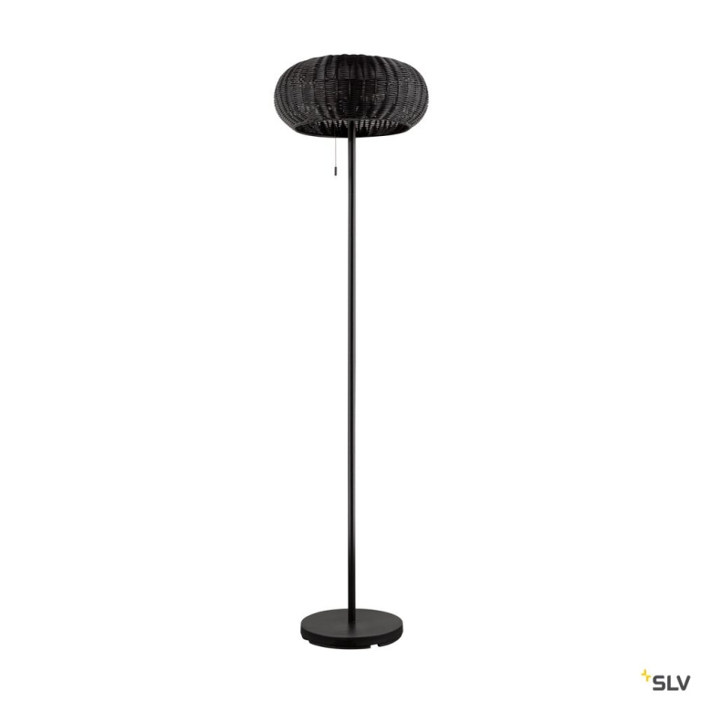 SLV ADEGAN, Outdoor Stehleuchte, Solar, 2200 K, IP65, schwarz